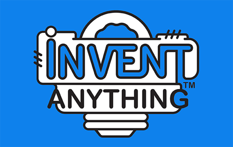 The Invent Anything Logo - the words "invent Anything" inside of a lightbulb.